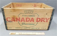 Canada Dry Crate Wood Advertising