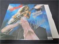 TED NUGENT SIGNED RECORD ALBUM COVER COA