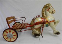 EARLY 1940'S MOBO RIDING HORSE & WAGON