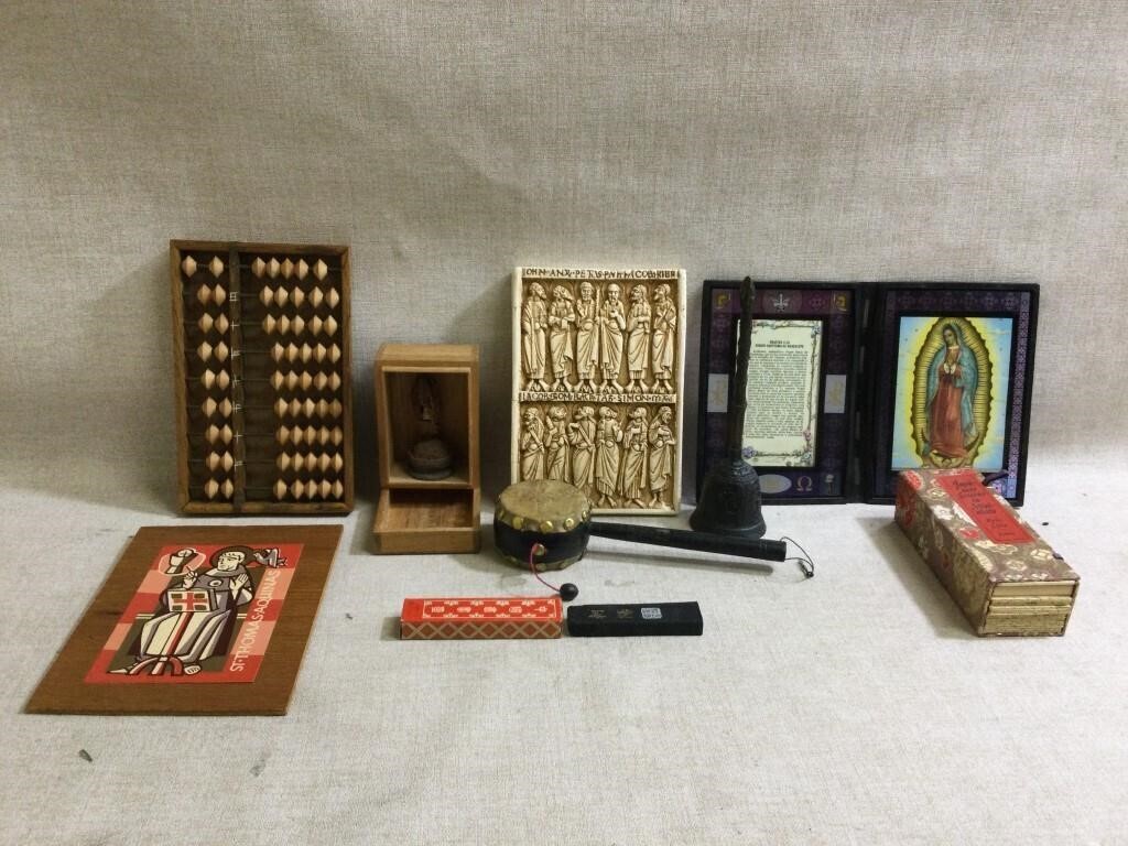 Japanese Soroban Abacus,Traveling Shrine,