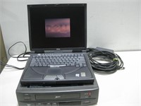 Dell Laptop W/Vtg Zenith VCR See Info