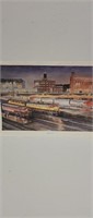 Fisher Kansas City rail history prints trainyard