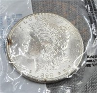 1898-0 Morgan Silver Dollar, Uncirculated-60