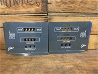 Pair of Original Gilbarco Bowser Face Plates #2