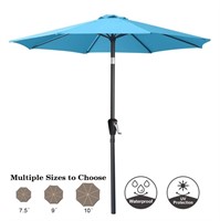 TN7122  ABCCANOPY Patio Umbrella 7.5FT, Turquoise