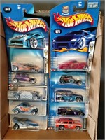 Flat of Hot Wheels