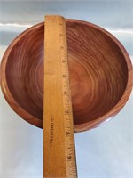 VERY NICE WALNUT BOWL. WOULD BE PERFECT FOR