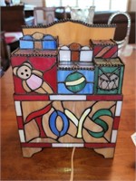 Stained Glass Toy Box Light