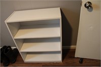 WHITE STORAGE SHELF