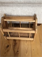 Wooden Magazine Rack