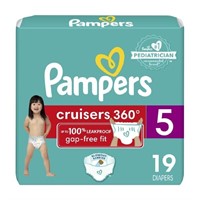 Pampers Cruisers 360 Diapers Size 5 19 Count...