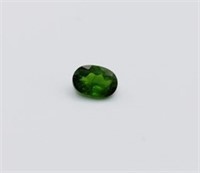 .74 ct Oval Cut Chrome Diopside