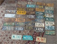 Colorado license plates collection