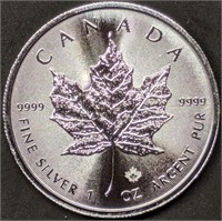 2019 1 oz Canadian Silver Maple Leaf