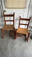 Two Clore style chairs, small rocker, and a