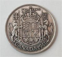 1941 SILVER 50 CENT COIN