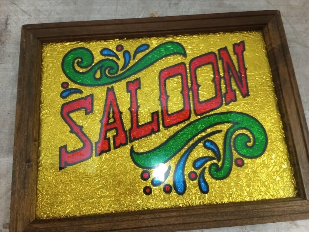 Vintage Saloon Sign