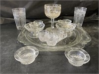 VTG MINI TEA SET CUP/GLASSES/DESSERT CUPS