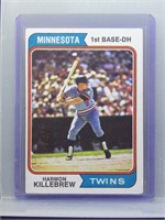 1974 Topps Harmon Killebrew