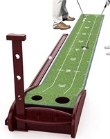 Indoor Golf Putting Green with Auto Ball Return