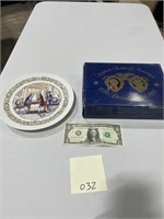 George Washington Plate & Bicentennial Soap