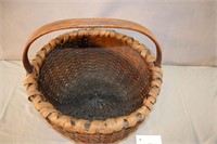 Antique Basket w/ Wooden Handle