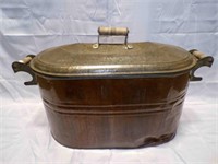 vintage large Galvanized Boiler/Wash Tub