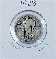 1928 U.S. Silver Standing Liberty Quarter