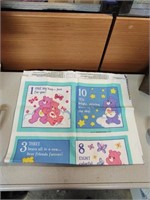 Care Bear fabric book pattern