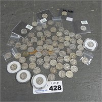 (75) Silver Mercury Dimes