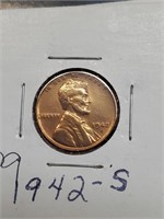 Better Grade 1942-S Wheat Penny