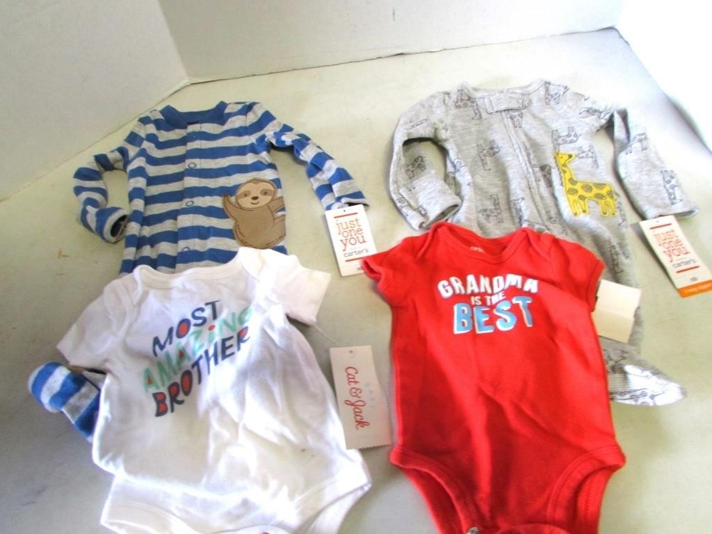 Lot of New Born Baby Boy Clothes w Tags