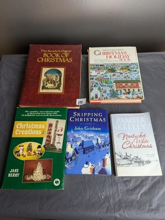 5 Pc Christmas Book Lot