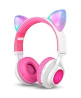 Riwbox CT-7 Cat Ear Bluetooth Headphones LED