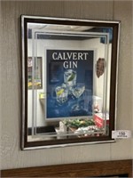 Calvert Gin Advertising Mirror