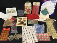 stamps, stickers, etc