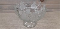 Crystal Glass Center Piece 9"