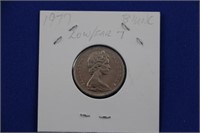 Nickle 1977 Elizabeth II "Low/Far" Coin