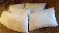 6 pillows