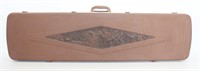 Hard-Sided Padded Rifle Case w Carved Ram Design