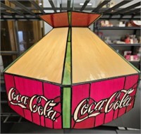 Coca-Cola Tiffany Style Swag Lamp B