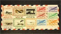 US Stamps 1941 Crosby Airmail First Day Cover