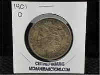 1901-0 Silver Morgan Dollar