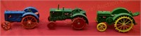 Lot of 3 1:16 Scale Tractors - All Iron
