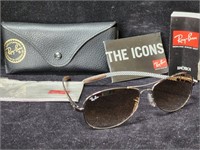 Ray Ban Luxottica carbon fiber glasses & case