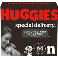 New Huggies Special Delivery Baby Diapers, Size Ne