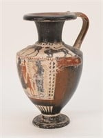 Greek Style Black Figure Pottery Hydria