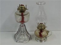 Clear Glass Oil Lamp