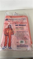 Heavy Weigth Orange PVC Rainsuit XX Large