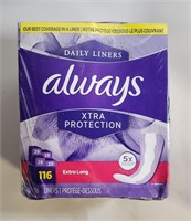 ALWAYS DAILY LINERS XTRA PROTECTION EXTRA LONG